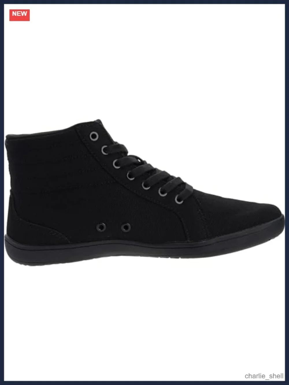 Wide Hi-Top Minimalist Barefoot Shoes Ankle Support Vegan Suede Canvas